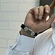 Серебряный браслет  "Спас Нерукотворный". Браслет плетеный. Татьяна МирГайтанов.рф (Gaitan-nn). Интернет-магазин Ярмарка Мастеров.  Фото №2