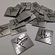 Metal tags 25 x 25 mm with Your logo. Labels. Igor Lazer (crazylaser4u). My Livemaster. Фото №4