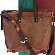 Bag leather: Spring, red, birds, Classic Bag, Balakovo,  Фото №1