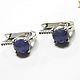 Earrings classic: TANZANITE. ' Rays ' earrings with tanzanite. Earrings. Design jewelry. Online shopping on My Livemaster.  Фото №2