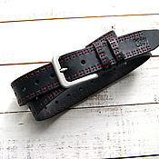 Аксессуары handmade. Livemaster - original item Belt leather men`s. Handmade.