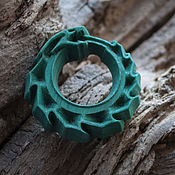Украшения handmade. Livemaster - original item The Ouroboros pendant from the emerald grab. Handmade.