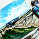 Painting mountains and trees Oil painting Crimea Bakhchisarai. Pictures. Lana Zaitceva. My Livemaster. Фото №5