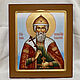  SV. Prince Vladimir . A copy of an old handmade icon at sunset. Icons. yuliavahneva. Online shopping on My Livemaster.  Фото №2