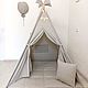 Вигвам лён в наличии. Вигвам. Маргарита tipi_workshop. Интернет-магазин Ярмарка Мастеров.  Фото №2