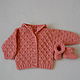 Light coral hooded blouse and booties. Baby Clothing Sets. 4 children-baby. Online shopping on My Livemaster.  Фото №2