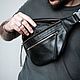 Order Banana Belt Leather Bag (standard). Black. odalgoods (odalgoods). Livemaster. . Waist Bag Фото №3