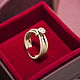 Брендовое Золотое кольцо "Огма" с бриллиантом 0.25 карат. Кольца. 8jewel. Интернет-магазин Ярмарка Мастеров.  Фото №2