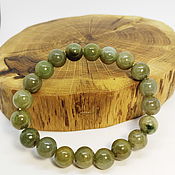 Украшения handmade. Livemaster - original item Jade Step Bracelet (Green Jade). Handmade.