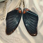 Украшения handmade. Livemaster - original item Earrings with butterfly wings. Handmade.