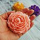 A large candle is a peony flower. Candles. Happiness Gift Shop (kudreshova). Online shopping on My Livemaster.  Фото №2