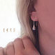 Silver earrings 'Bells'. Earrings. BOR.N | avtorskoe serebro. Online shopping on My Livemaster.  Фото №2