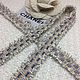  Тесьма Chanel серая, Тесьмы, Москва,  Фото №1