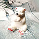 'Polar bear' soap handmade bear toy gift, Soap, Moscow,  Фото №1