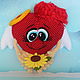 Heart. Valentine. Knitted toy Heart Valentine. Gifts. elenka12. Online shopping on My Livemaster.  Фото №2