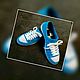 Order Zapatos de ganchillo. DE PUNTO CALZADO DE CALLE. El color azul. O'butik 'Vyazanaya obuv '. Livemaster. . Training shoes Фото №3