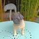 Винтаж: Матовый Мопс Beswick фарфоровая статуэтка. Статуэтки винтажные. A_Queentage. Интернет-магазин Ярмарка Мастеров.  Фото №2