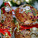 Glass Christmas Ornament Set "Christmas". Christmas decorations. moiraine vitrum. My Livemaster. Фото №4