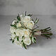 Свадебный букет розы и олива. Свадебные букеты. Arina Mann Flowers. Интернет-магазин Ярмарка Мастеров.  Фото №2