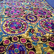 Для дома и интерьера handmade. Livemaster - original item Uzbek vintage suzani. blanket. Panels. SZT020. Handmade.