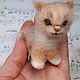 Игрушка котёнок "Лапка", создан для любви и нежности, Войлочная игрушка, Подольск,  Фото №1