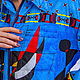 НОВИНКА: КУРТКА -рубашка "МИРО" синий. Куртки. ИВОЛГА- дизайн (ivolga-design1). Ярмарка Мастеров.  Фото №5