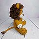 Лев. Царь зверей ручной работы. Мягкие игрушки. Softtoys/Игрушки ручной работы от Мануш Марии. Ярмарка Мастеров.  Фото №4