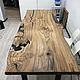 Стол из дерева с эпоксидной смолой 200х110см. Столы. FridayWood - мастерская мебели. Ярмарка Мастеров.  Фото №4