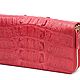 Клатч из кожи крокодила на двух молниях IMA0002R33G. Кошельки. CrocShop товары из экзотической кожи. Интернет-магазин Ярмарка Мастеров.  Фото №2