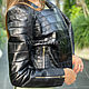 Women's Crocodile Leather Jacket. Outerwear Jackets. exotiqpython. My Livemaster. Фото №5
