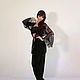 Three-piece set "Berry MIX" black. Home costumes. DRESS ART. Online shopping on My Livemaster.  Фото №2