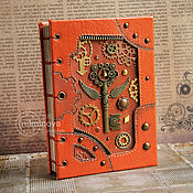 Канцелярские товары handmade. Livemaster - original item Steampunk key notebook Writers journal. Handmade.