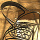 Wrought iron chair with art Nouveau style, Chairs1, Zelenograd,  Фото №1