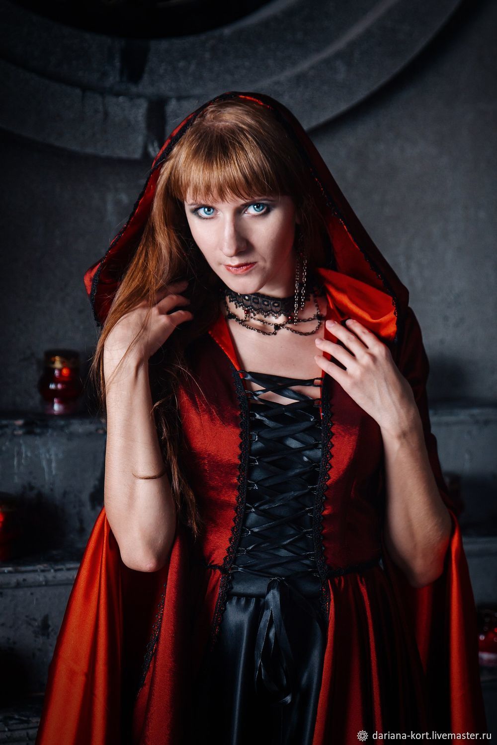 Готический костюм: платье, плащ, украшения в аренду в интернет-магазине ...