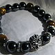 Bracelet with tiger eye and a hematite 'Strength of a lion'. Bead bracelet. Beautiful gifts for the good people (Alura-lights). My Livemaster. Фото №5