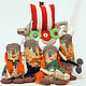 Viking Ship Drakkar toy for boy. Stuffed Toys. Dolls Elena Mukhina. My Livemaster. Фото №6