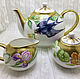 Painted porcelain. Tea set 'Spring'. Tea & Coffee Sets. Frida Gots. My Livemaster. Фото №6