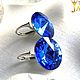 Order SWAROVSKI. ' Island of Dreams' earrings with Swarovski crystals. Design jewelry. Livemaster. . Earrings Фото №3