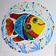 Order panels of glass, fusing the Golden carp. LiliaGorbach Glass. Livemaster. . Pictures Фото №3