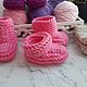 Носочки для малышей Пинетки вязаные. Носки. Вязание для детей (masterskaya-radosti). Ярмарка Мастеров.  Фото №4