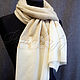 Cashmere Italian scarf made of Chanel Luxury fabric. Scarves. Platkoffcom. My Livemaster. Фото №6