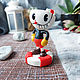 Cuphead Капхэд / Капхед фигурка ручной работы. Статуэтка. Yary Art. Интернет-магазин Ярмарка Мастеров.  Фото №2