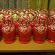 Матрешки с символикой олимпиады Сочи 2014. Матрешки. Арт-студия 'Дарина' (ooo-darina). Ярмарка Мастеров.  Фото №5