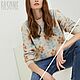  Женский свитер с цветами Зимний свитер. Свитеры. _ ♕ FASONE ♕ _    fashion studio. Интернет-магазин Ярмарка Мастеров.  Фото №2