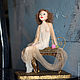 Doll Karina with rose art doll plastic, Interior doll, St. Petersburg,  Фото №1