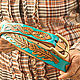 Women's leather belt 'Celtic style' - color 30mm, Straps, Krasnodar,  Фото №1