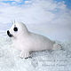 Seal Belek – toy interior / seal felted wool. Felted Toy. Woolen Zoo. My Livemaster. Фото №4