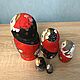 Матрёшка 5 мест « Коты». Статуэтка. ART-MatreshkA. Ярмарка Мастеров.  Фото №6