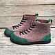 Валяные ботинки ручной работы Felt&Suede, Ботинки, Ялта,  Фото №1