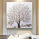 Painting golden tree Interior white painting with gold, Pictures, Sochi,  Фото №1